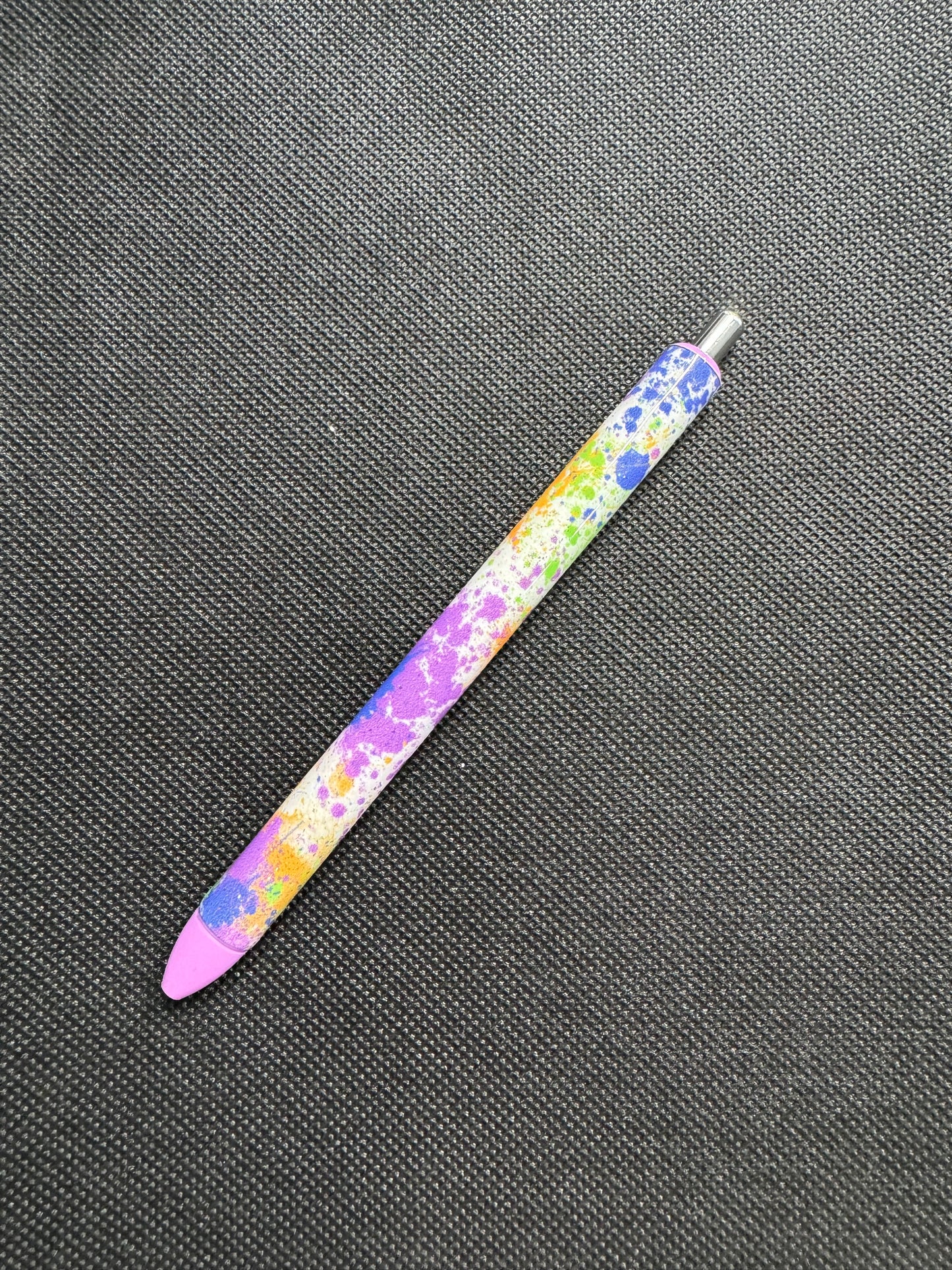 Purple Splatter pen